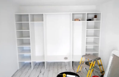 Création d'un espace de rangement multifonction Espace de rangement modulable sur mesure